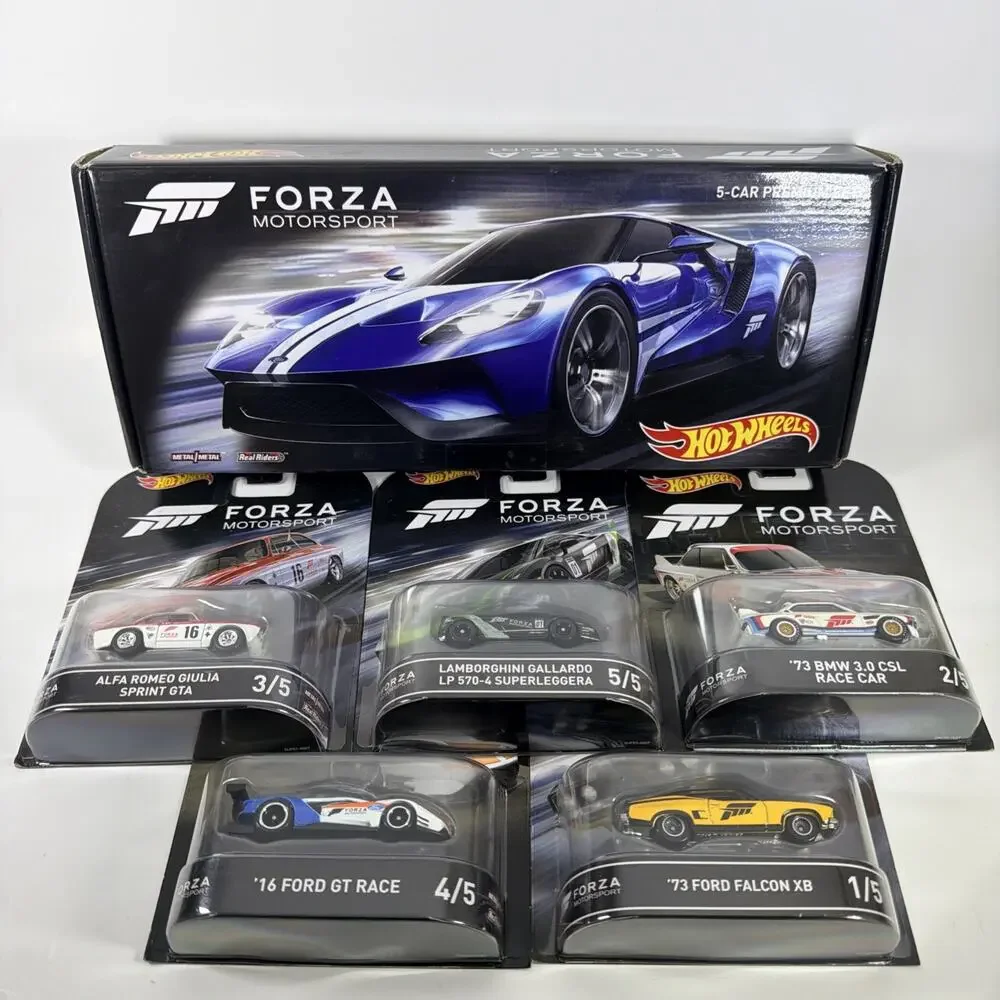 Hot Wheels Forza Motorsport 2016 - 5 Car Set - Open Box
